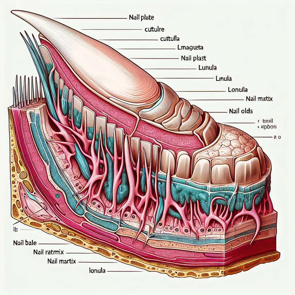 Будова нігтя людини